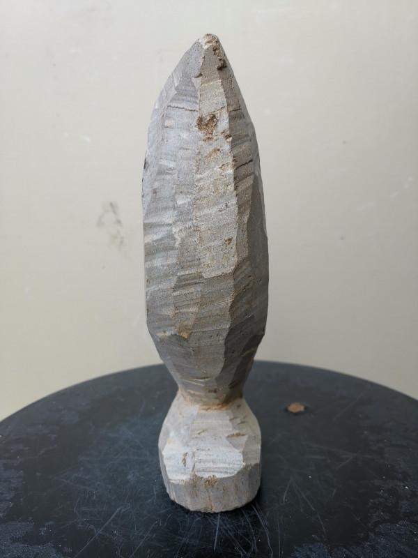 Speckstein XXL; Eule; Einzelst�ck aus Brasilien; braun