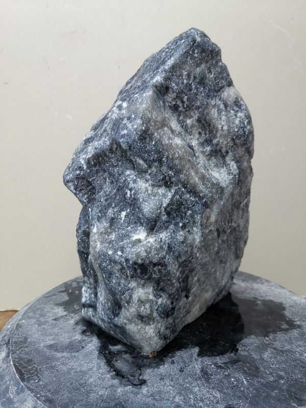 Speckstein; Einzelst�ck; aus China; schwarz-wei�; 9,590 kg