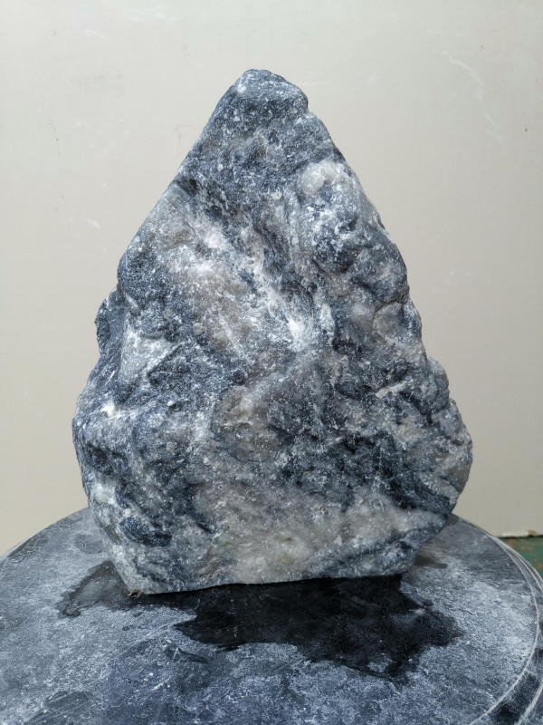 Speckstein; Einzelst�ck; aus China; schwarz-wei�; 9,590 kg