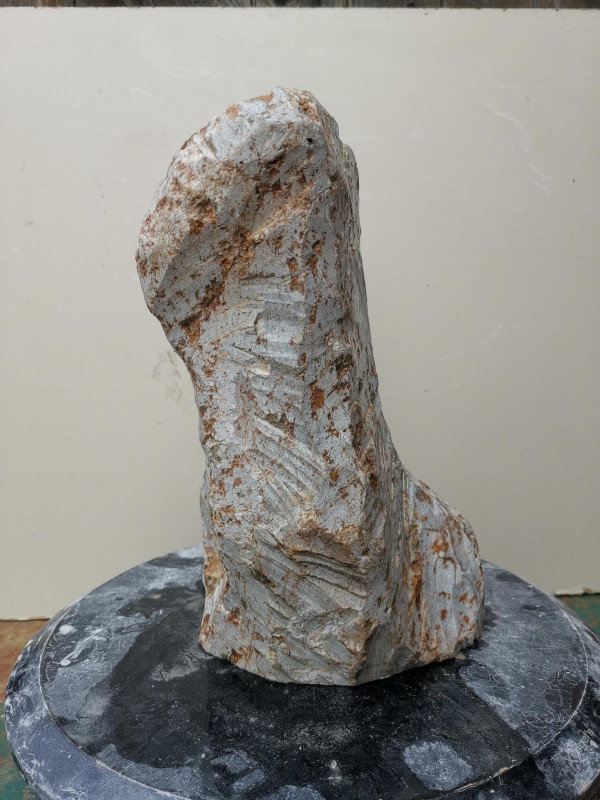 Speckstein; Einzelst�ck; aus Brasilien; braun-gr�n; tlw. andere Farben; 9,820 kg