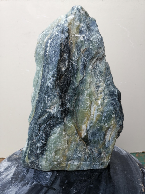 Einzelst�ck; aus Indien; t�rkis schwarz gelb braun; 6,960 kg