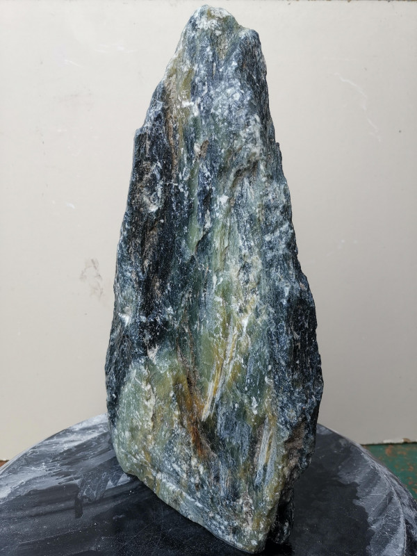 Einzelst�ck; aus Indien; t�rkis schwarz gelb braun; 6,960 kg