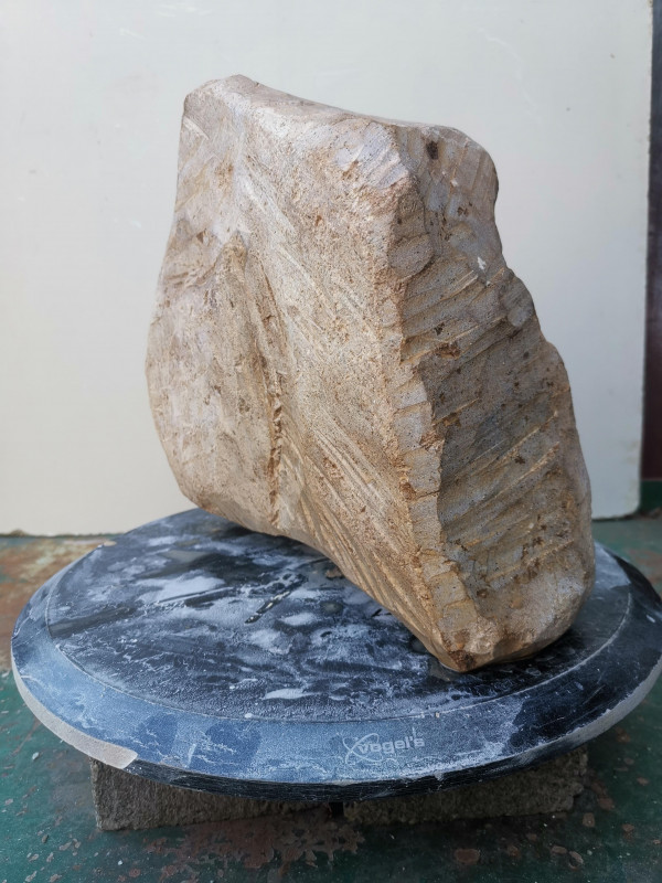 Speckstein; Einzelst�ck; aus Brasilien; braun;�13,280 kg