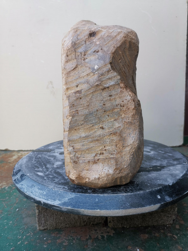 Speckstein; Einzelst�ck; aus Brasilien; braun;�13,280 kg