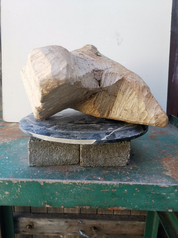 Speckstein; Einzelst�ck; aus Brasilien; braun; 23,150 kg