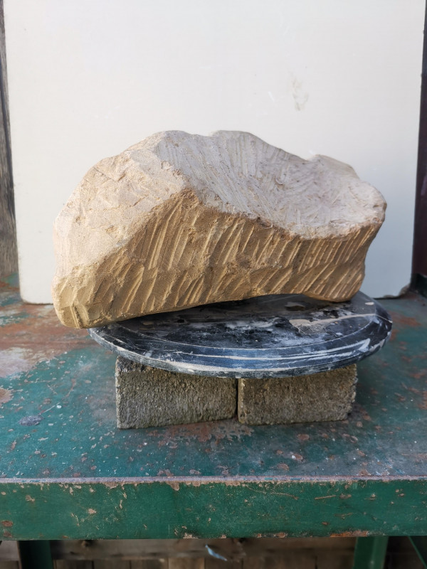 Speckstein; Einzelst�ck; aus Brasilien; braun; 23,150 kg