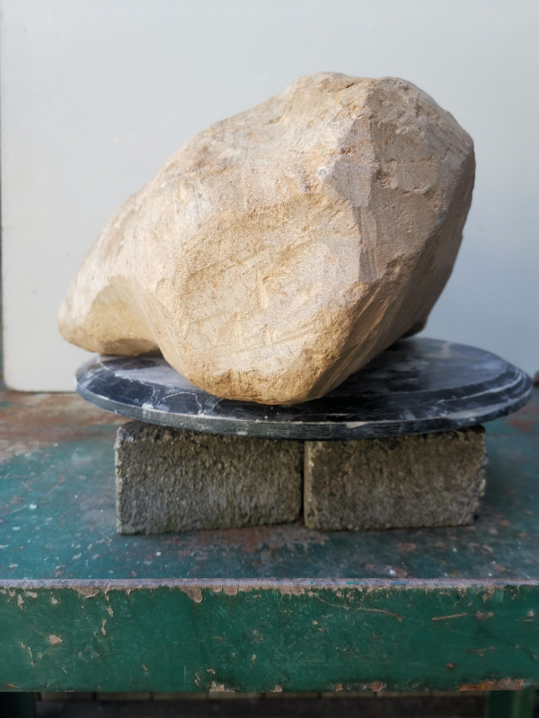 Speckstein; Einzelst�ck; aus Brasilien; braun; 23,150 kg