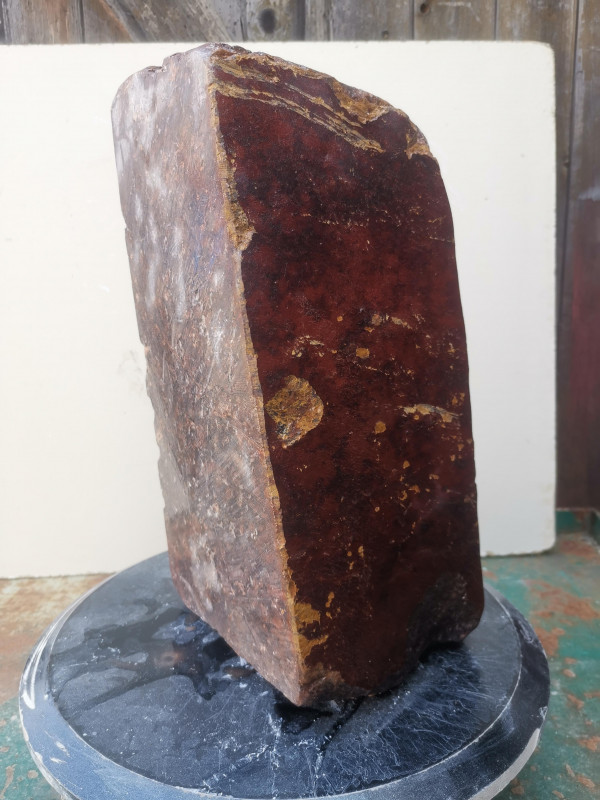 Speckstein; Einzelst�ck; aus Indien; violett; 19,340 kg