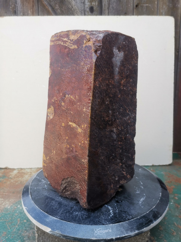 Speckstein; Einzelst�ck; aus Indien; violett; 19,340 kg