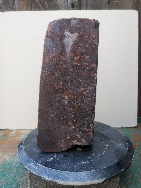 Speckstein; Einzelst�ck; aus Indien; violett; 19,340 kg