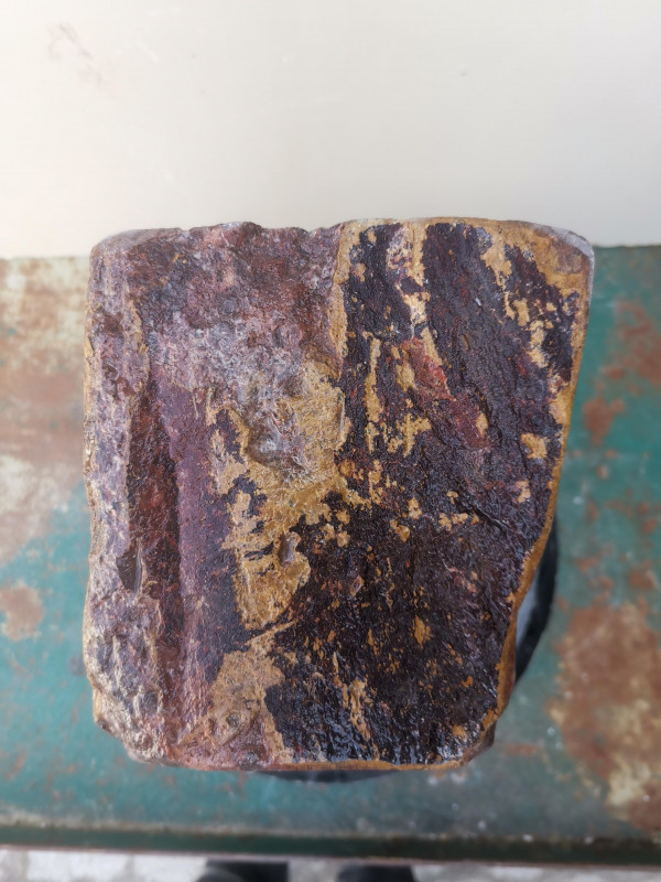 Speckstein; Einzelst�ck; aus Indien; violett; 19,340 kg