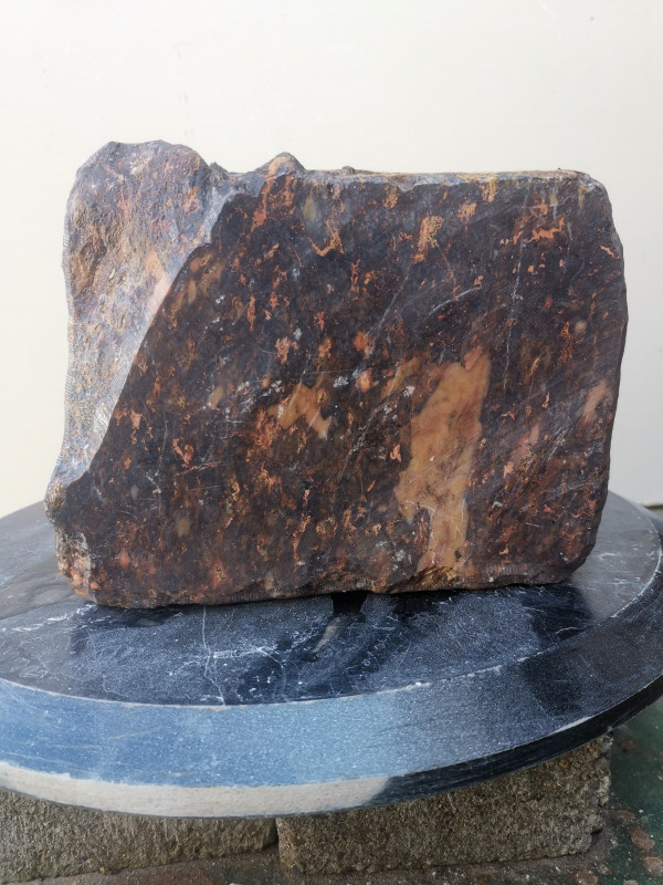 Speckstein; Einzelst�ck; aus Indien; violett; 12,280 kg