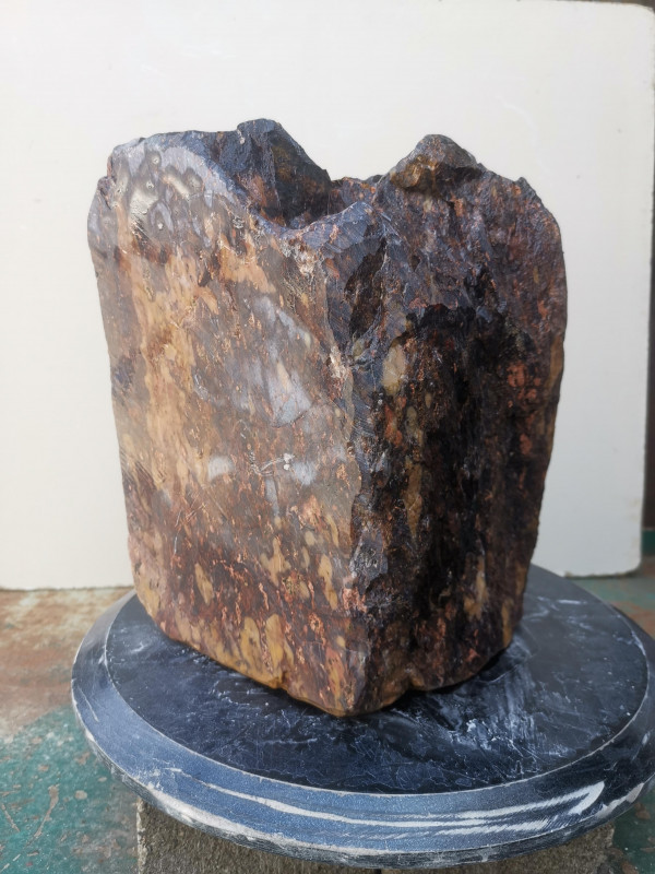 Speckstein; Einzelst�ck; aus Indien; violett; 19,930 kg