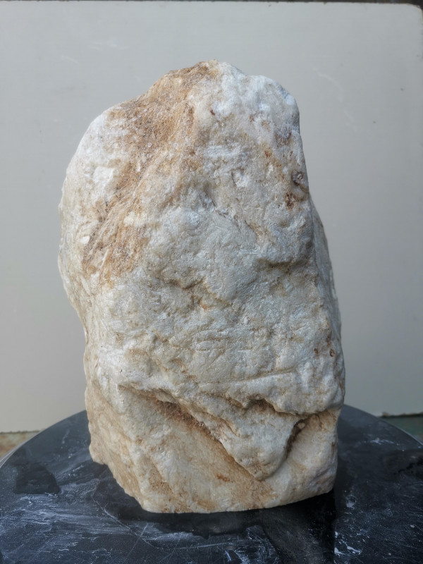 Speckstein; Einzelst�ck; aus Brasilien; schneewei�; 11,080 kg