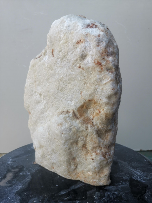Speckstein; Einzelst�ck; aus Brasilien; schneewei�; 11,080 kg