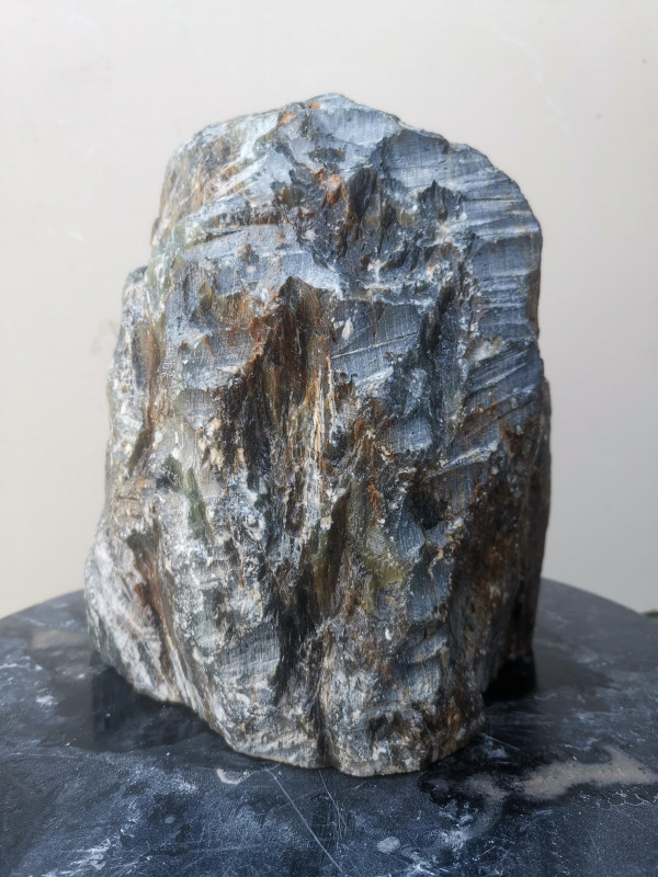Speckstein; Einzelst�ck; aus Indien; gr�n Mix; 10,590 kg