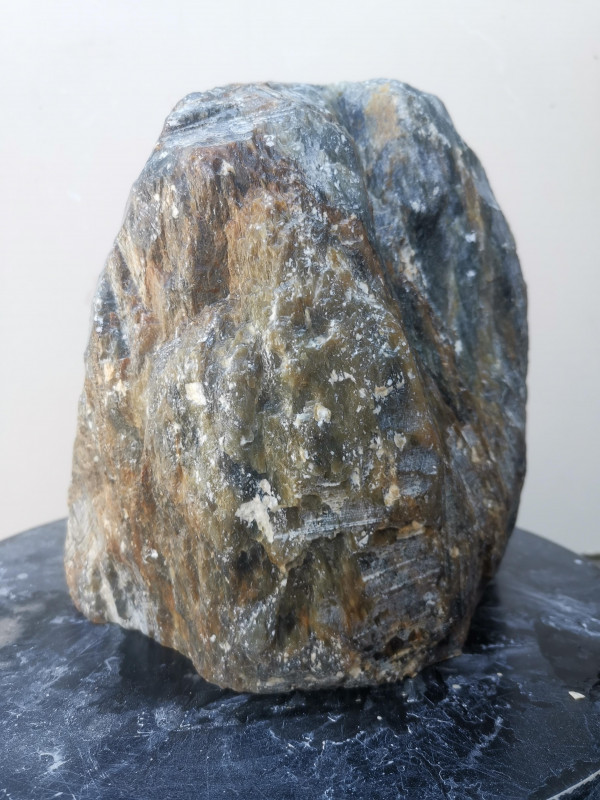 Speckstein; Einzelst�ck; aus Indien; gr�n Mix; 10,590 kg