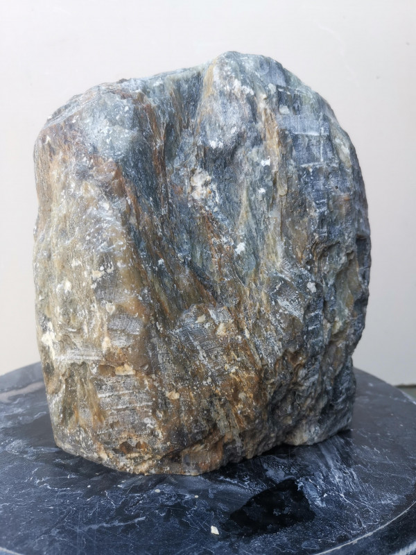 Speckstein; Einzelst�ck; aus Indien; gr�n Mix; 10,590 kg