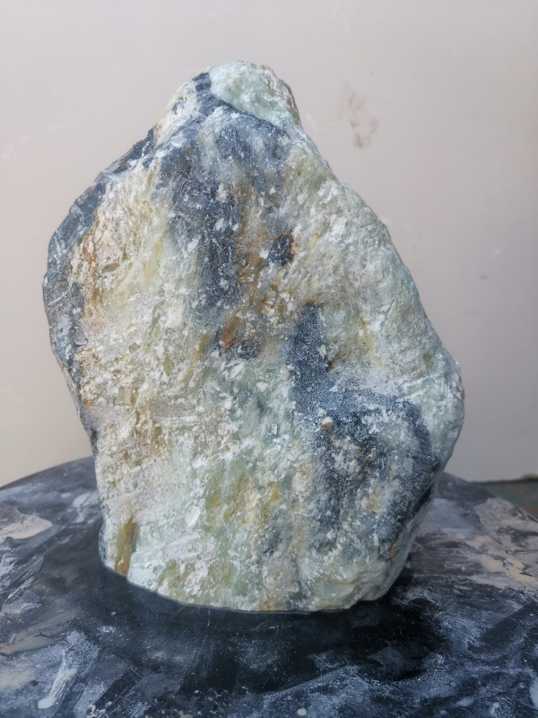 Speckstein; Einzelst�ck; aus Indien; fantastischer Farb Mix; 4,220 kg