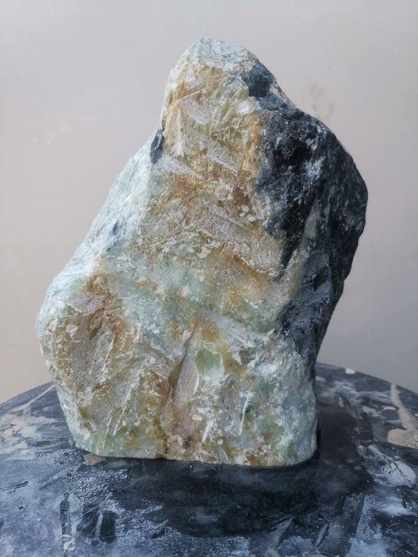 Speckstein; Einzelst�ck; aus Indien; fantastischer Farb Mix; 4,220 kg