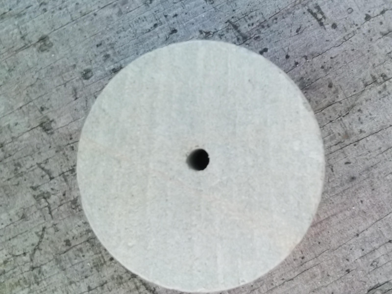 9 x Amulettstein; rund; mit Loch; Donut