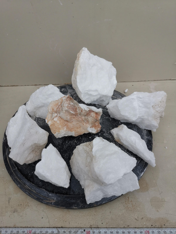 Alabaster; Einzelposition; 8 St�cke; Gesamt 5 kg