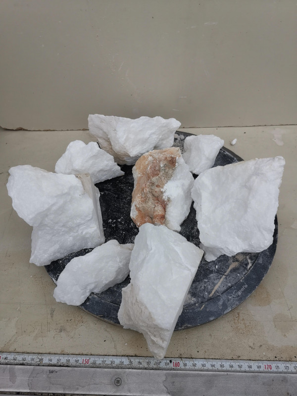 Alabaster; Einzelposition; 8 St�cke; Gesamt 5 kg