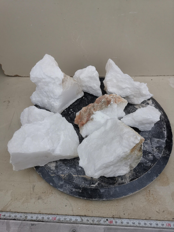Alabaster; Einzelposition; 8 St�cke; Gesamt 5 kg