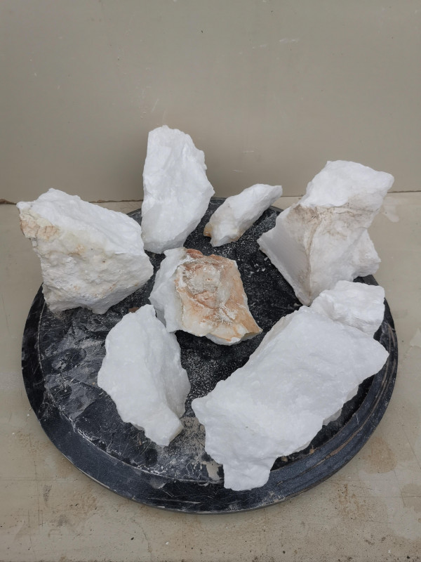 Alabaster; Einzelposition; 8 St�cke; Gesamt 5 kg