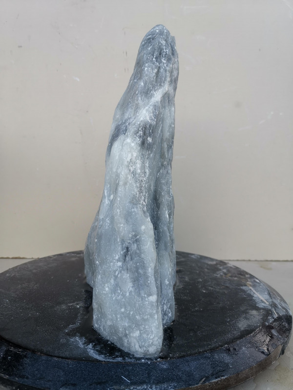 Speckstein; Einzelst�ck; aus China; grau; 8.040 kg