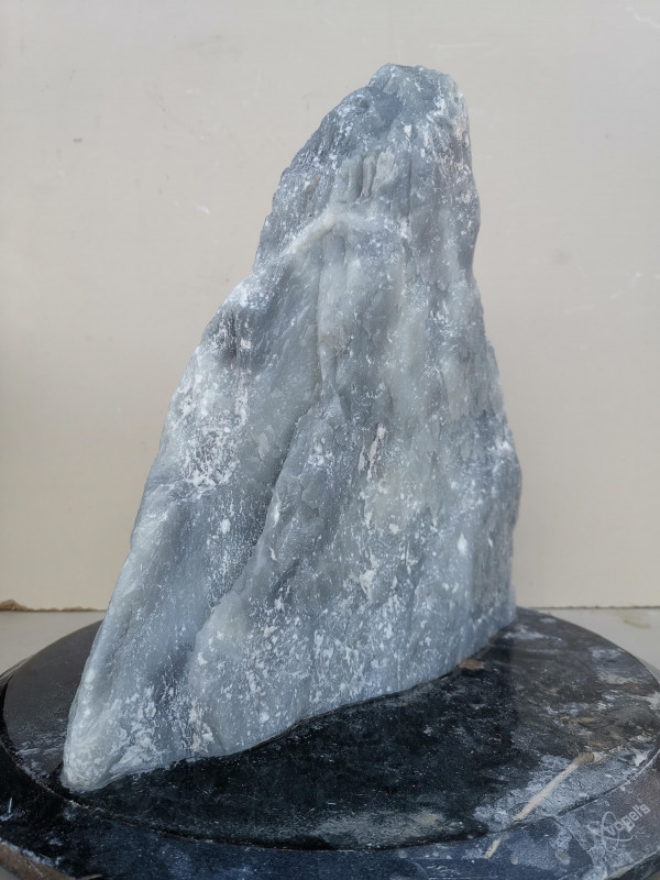 Speckstein; Einzelst�ck; aus China; grau; 8.040 kg