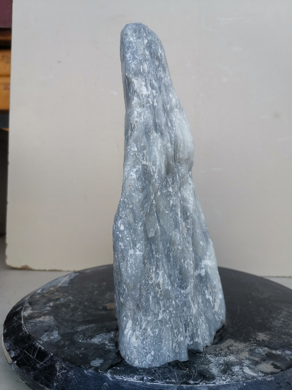 Speckstein; Einzelst�ck; aus China; grau; 8.040 kg