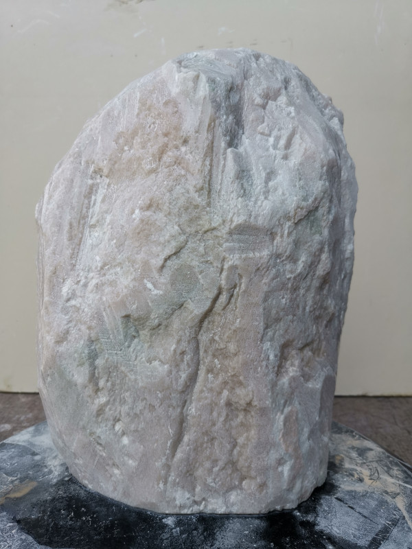 Speckstein; Einzelst�ck; aus China; beige; 11,490 kg