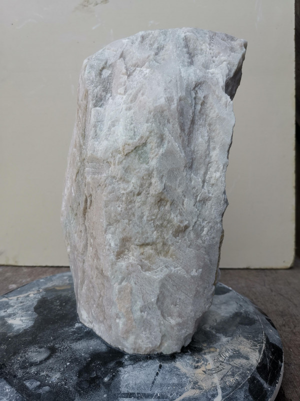 Speckstein; Einzelst�ck; aus China; beige; 11,490 kg