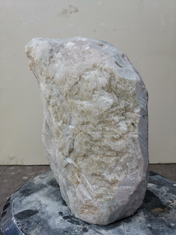 Speckstein; Einzelst�ck; aus China; beige; 11,490 kg