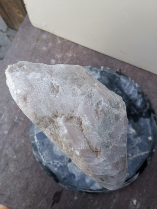 Speckstein; Einzelst�ck; aus China; beige; 11,490 kg
