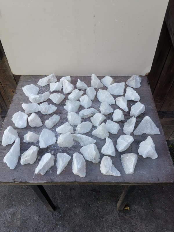 Alabaster; Einzellos; Sortiment; 100-150g; Gesamt 6,250 kg