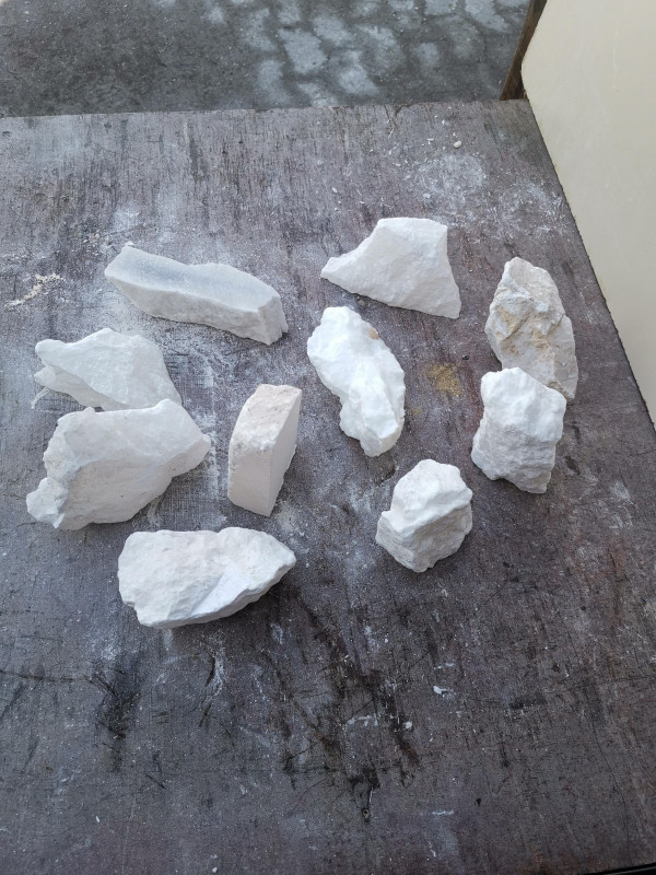 Alabaster; Einzellos; Sortiment; von 250-400g; Gesamt 3,130kg
