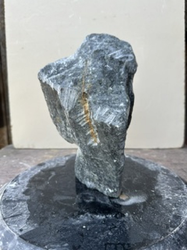 Speckstein; Einzelst�ck; aus Indien; schwarz Mix; 5,200kg