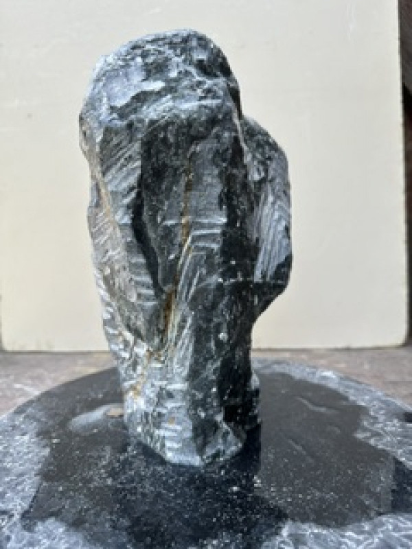 Speckstein; Einzelst�ck; aus Indien; schwarz Mix; 5,200kg