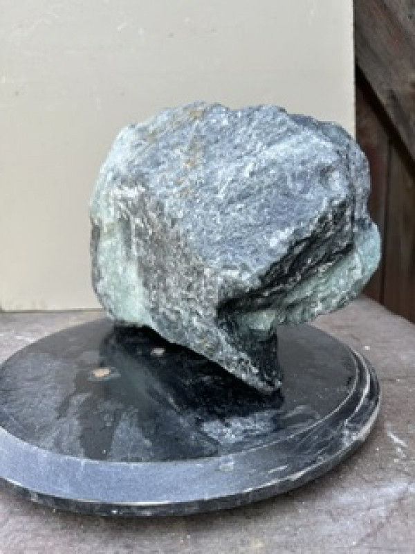 Speckstein; Einzelst�ck; ​​​​​​​Indien; t�rkis - schwarz; 11,070 kg