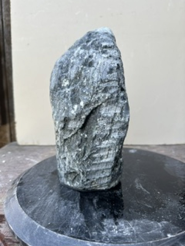 Speckstein; Einzelst�ck; aus Indien; t�rkis - schwarz; 6,280 kg