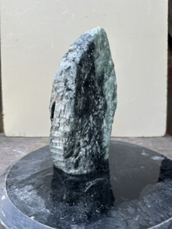Speckstein; Einzelst�ck; aus Indien; t�rkis - schwarz; 6,280 kg