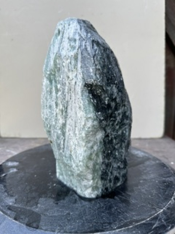 Speckstein; Einzelst�ck; aus Indien; t�rkis - schwarz; 6,280 kg