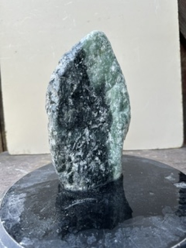 Speckstein; Einzelst�ck; aus Indien; t�rkis - schwarz; 6,280 kg