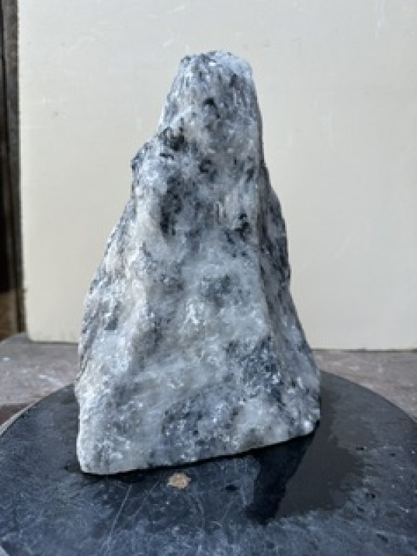 Speckstein; Einzelst�ck; schwarz-wei�; aus China; 7,930 kg