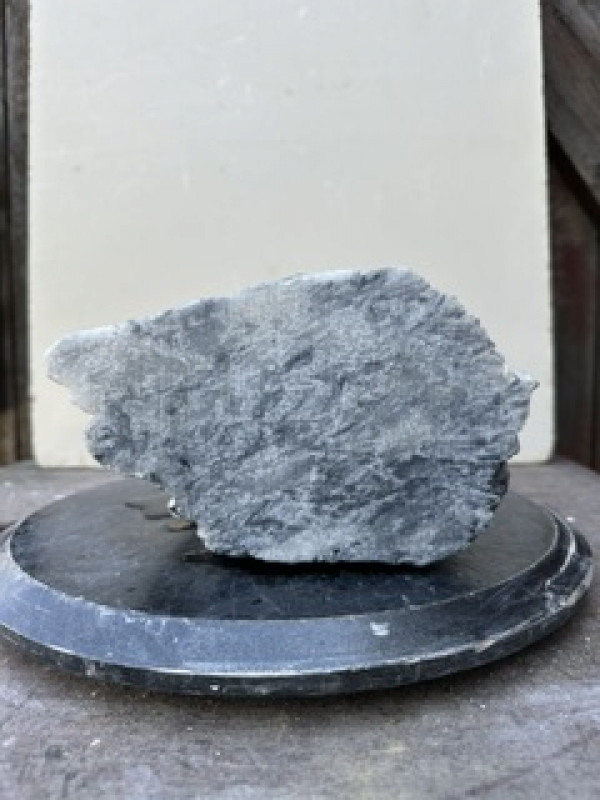 Speckstein; Einzelst�ck; schwarz-wei�; aus China; 7,930 kg