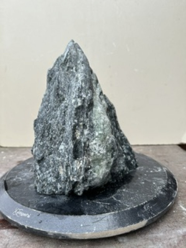 Speckstein; Einzelst�ck; t�rkis-schwarz; aus Indien; 8,530 kg