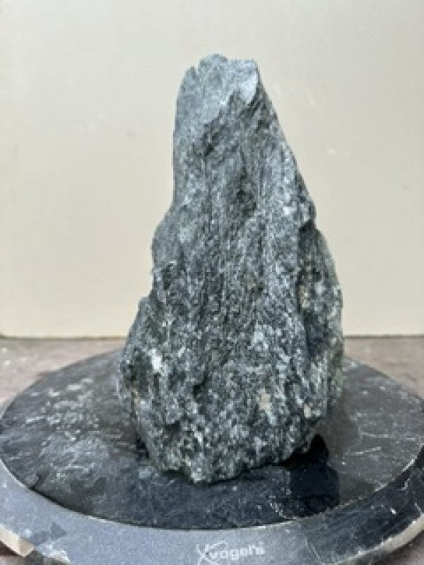 Speckstein; Einzelst�ck; t�rkis-schwarz; aus Indien; 8,530 kg