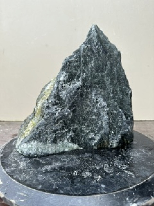 Speckstein; Einzelst�ck; t�rkis-schwarz; aus Indien; 8,530 kg